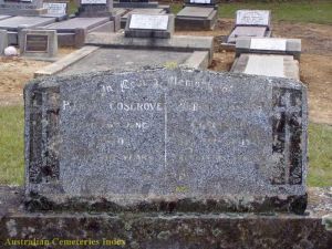 Patrick Joseph Cosgrove, Porters Retreat Cemetery
