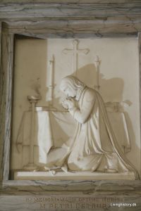 Peder Estrup, rector and priest b. 1756 d. 1818. Relief by HE Freund 1825 1820-29

