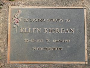 Riordan, Ellen Mrs
