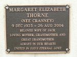Thorne, Margaret Elizabeth (nee Cranney)