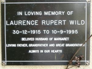 Wild, Laurence Rupert