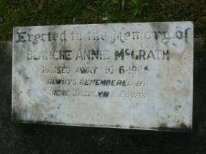 McGrath, Blanche Annie, (nee Palmer)