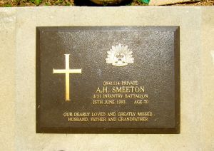 Private Alan Harold  Smeeton, -QX41114