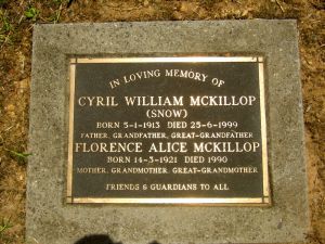 McKillop, Cyril William (Snow) & Florence Alice