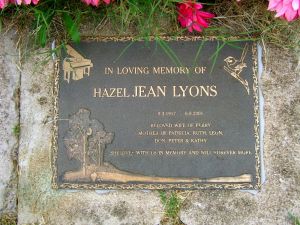 Lyons, Hazel Jean