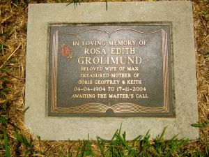 Grolimund, Rosa Edith