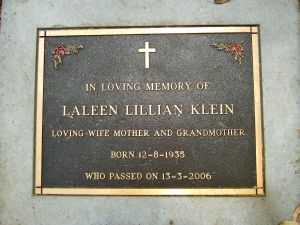 Klein, Laleen Lillian