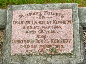 Kennedy, Charles Lancelot and Constance Beryl