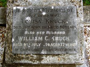 Kruck, William Christian & Louisa Hall