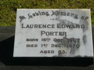 Porter, Laurence Edward