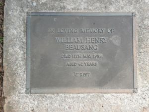 William Henry  Beausang, - Service Number - Q205588