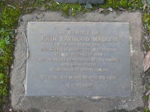 John Raymond (Ray)  Madden