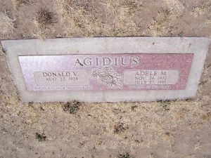 Donald V. and Adele M. Agidius