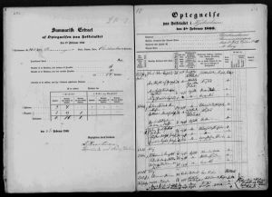 4 February 1860 Census for Christianshavn Kvarter, København
kbhv, København (Staden), Christianshavn Kvarter, Dronningensgade, Matr 263, Løbe no. 64, Forhus, Stuen, 2179, FT-1860, D6360