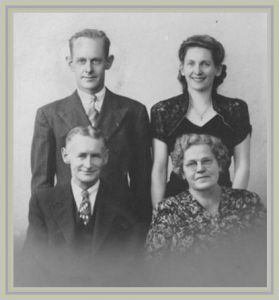 Jes Peter Bundesen & his wife Johanne Thomassine Claudine Iversen,
Their children Jes Peter & Anne Hansene