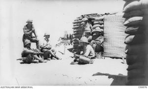 Seven 50th Battalion Company Commanders, January 1916.