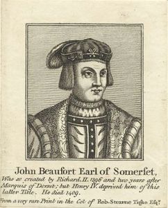 Sir John Beaufort, 1st Earl of Somerset, KG