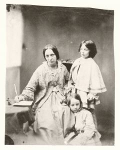 'Julia Margaret Cameron and Her Children Charles and Henry'