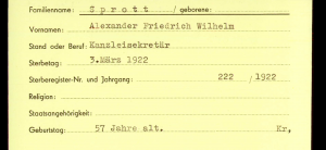 Alexander Friedrich Wilhelm Sprott
