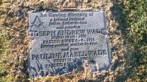 Joseph Andrew Wade, Pauline Mabel Wade