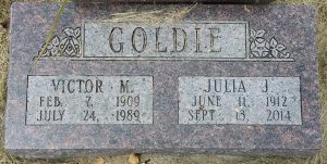 Victor M.  Goldie and Julia J. Goldie