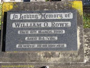 William O. Rowe

(William Osbourne Rowe)